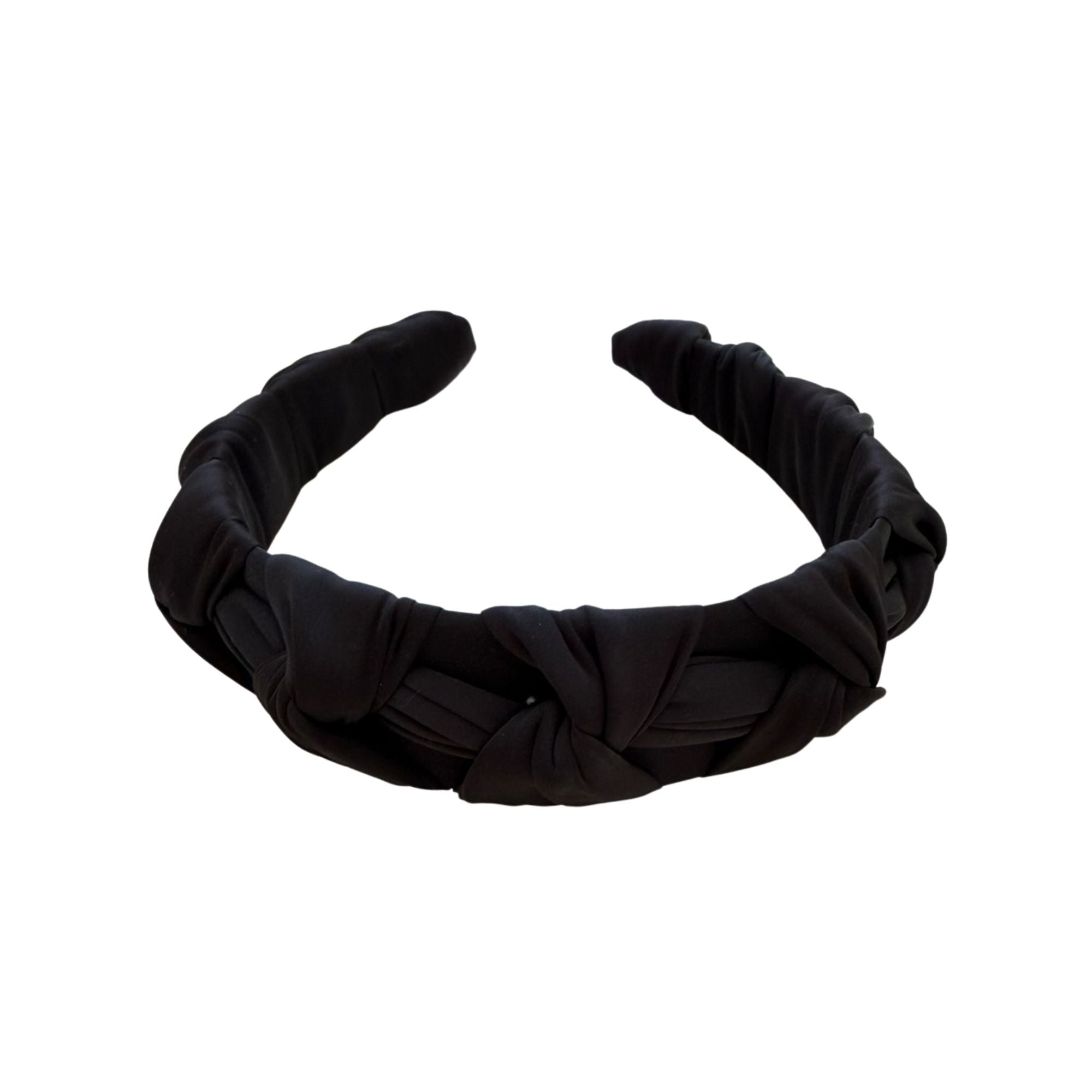 COS black braided headband