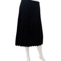 COS black pleated midi skirt (size 34)