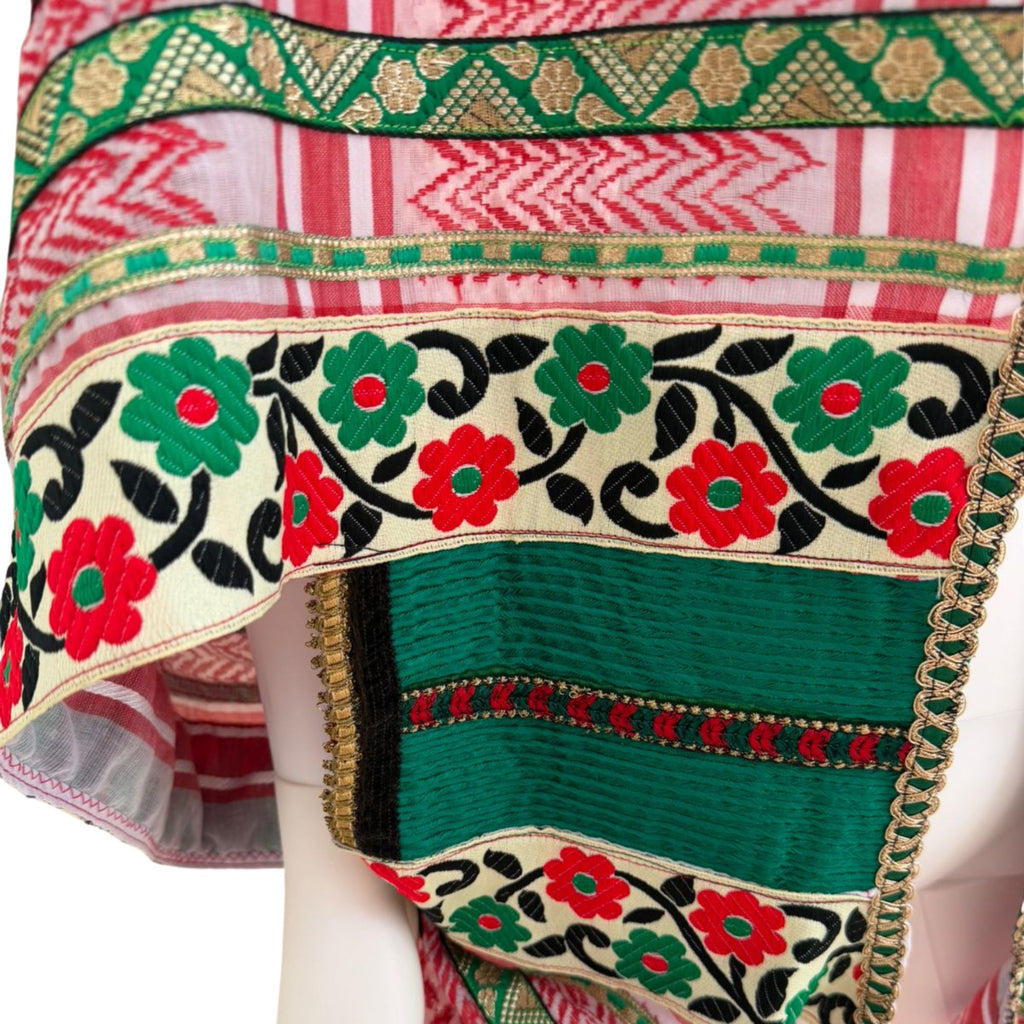 Neslihan patterned kimono-style jacket