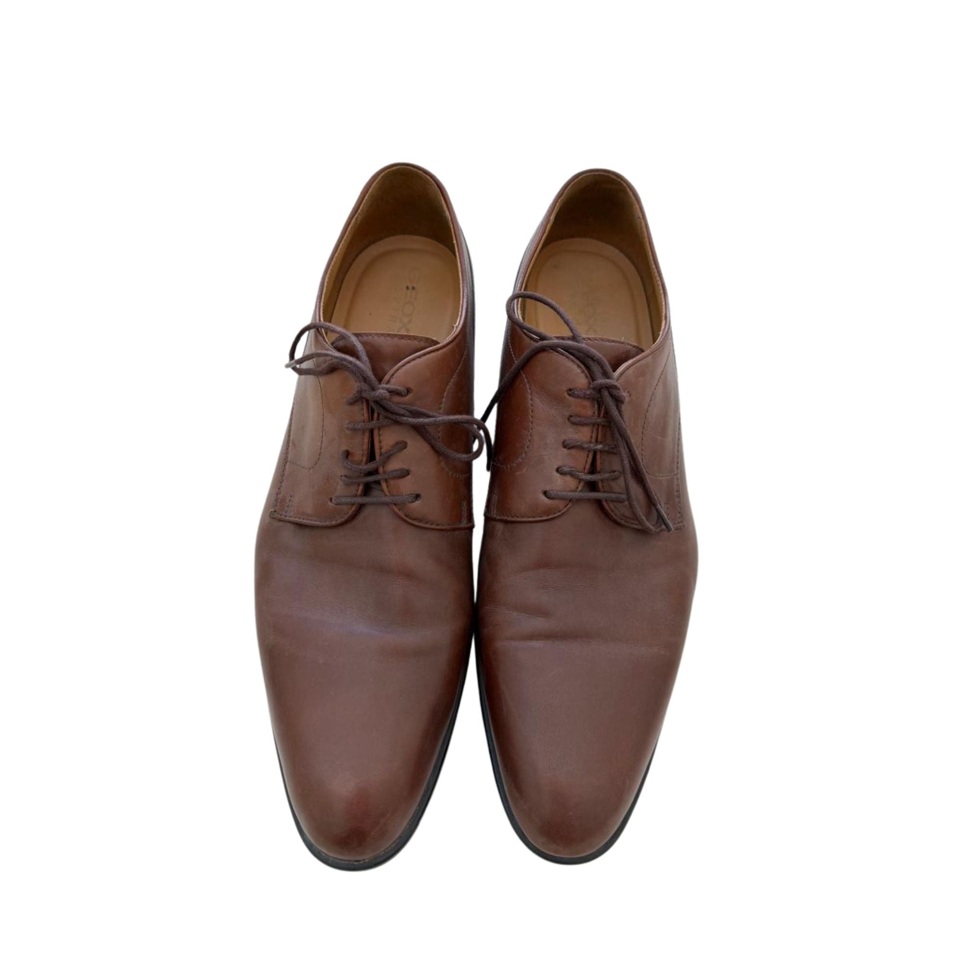 Geox brown leather men’s office shoes (EU 45)