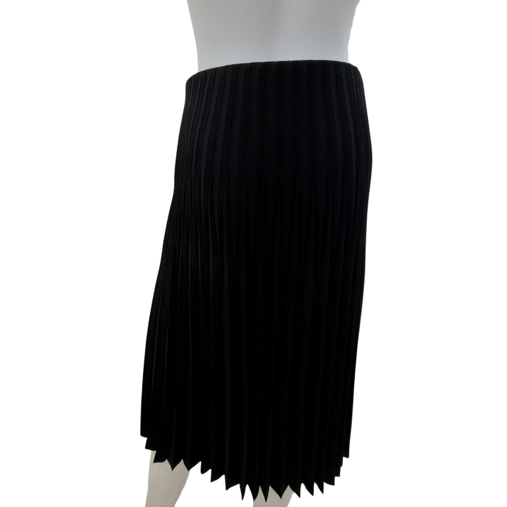 COS black pleated midi skirt (size 34)